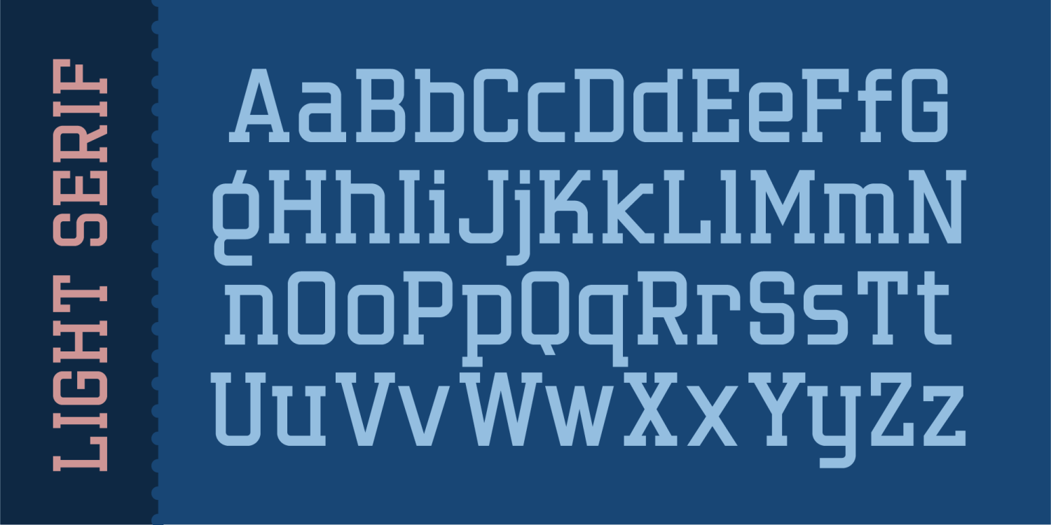 Motolodge Light Serif Font Poster #2