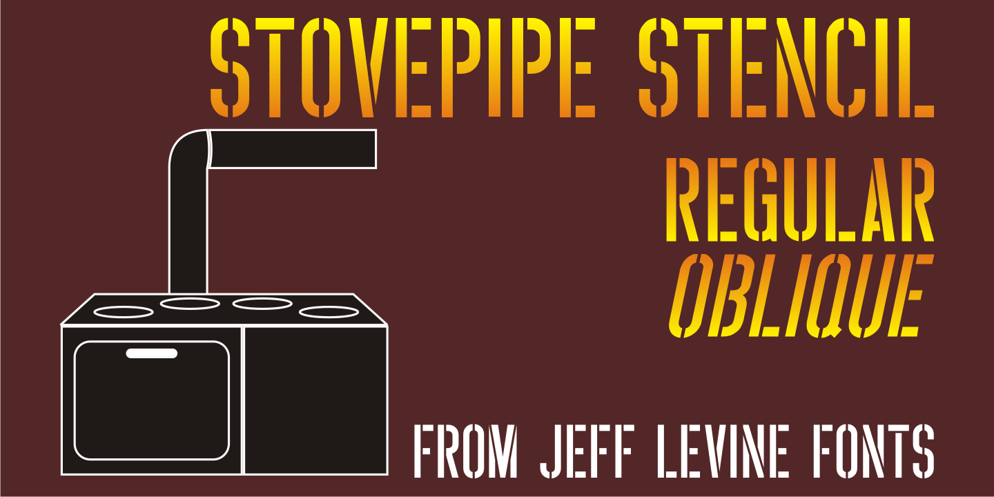 Stovepipe Stencil Font Family