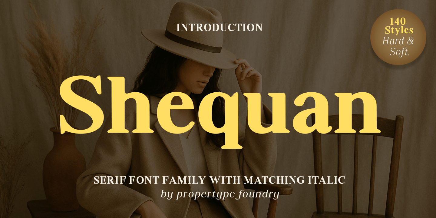 Shequan Font Family Poster