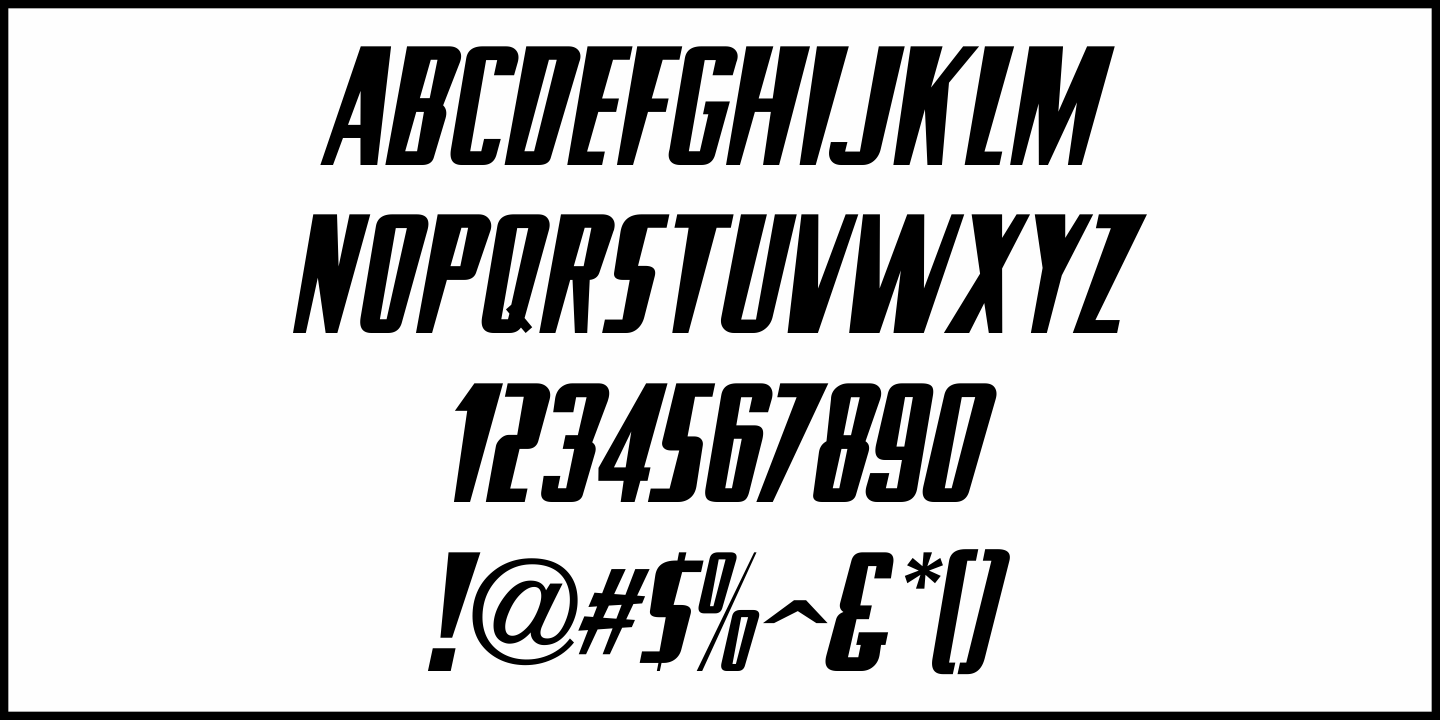 Newsreel Report Font Poster #1