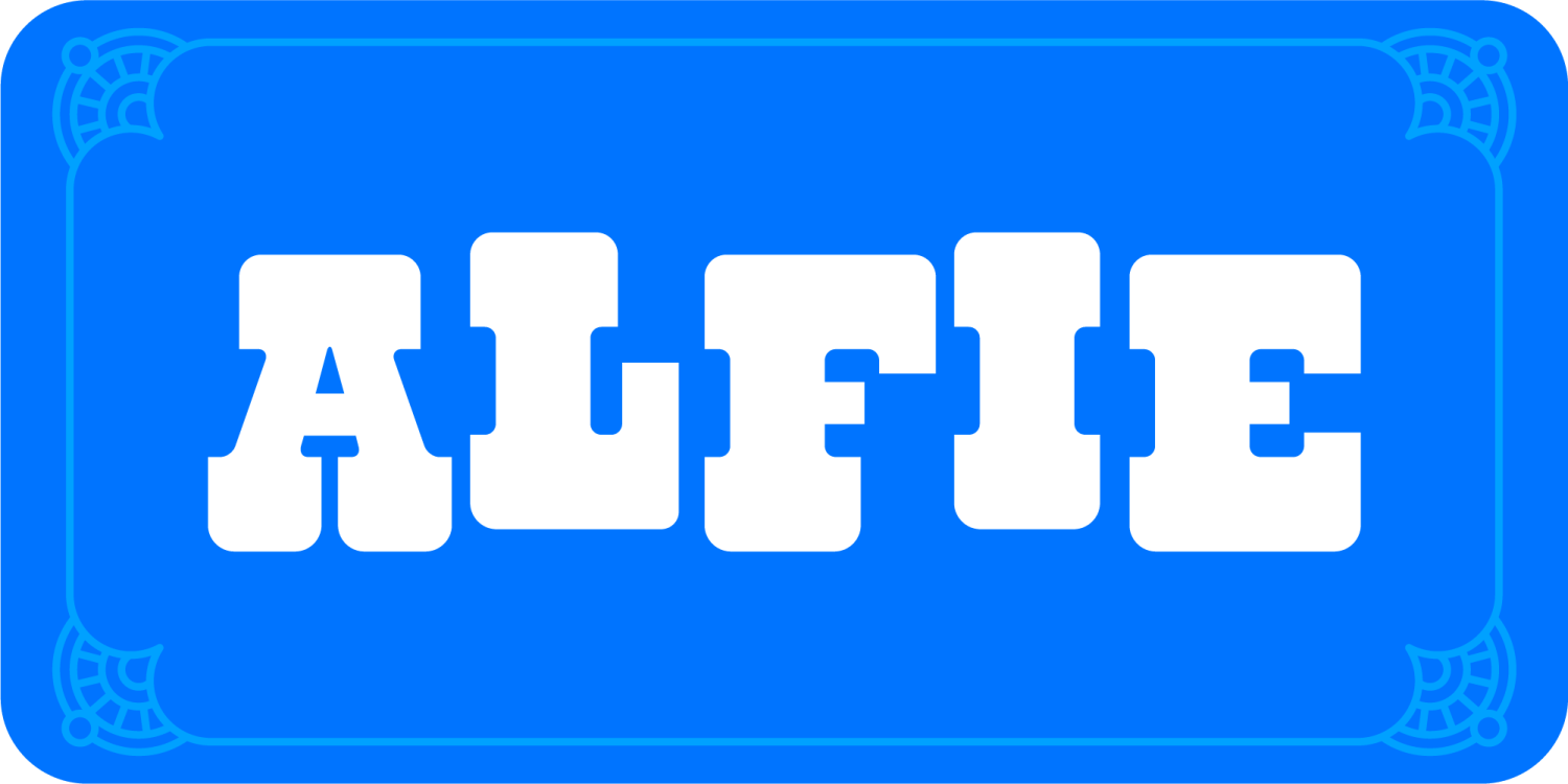 Alfie Font Poster #1