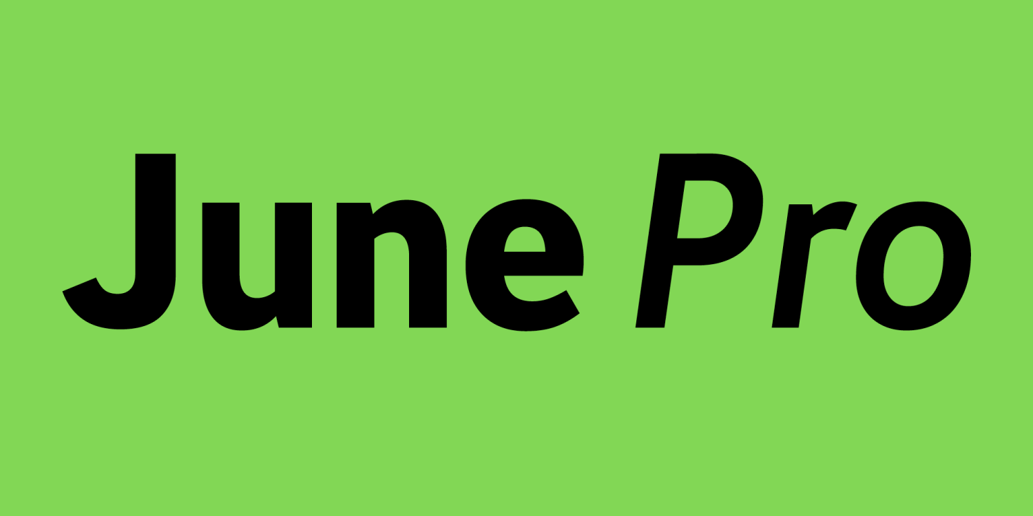 June Pro Font Family