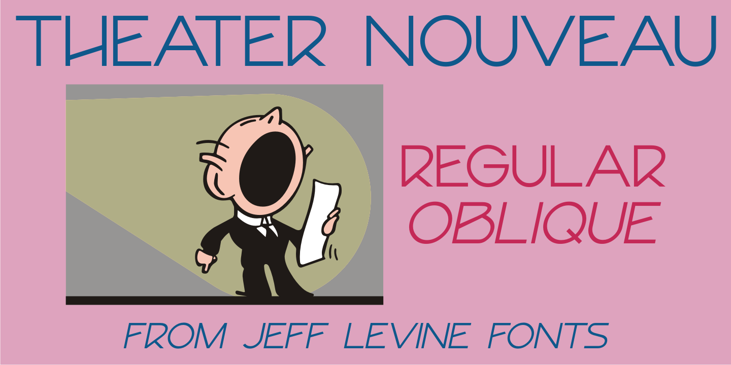 Theater Nouveau Font Family