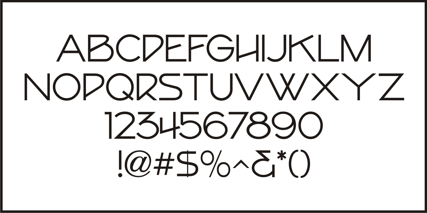 Theater Nouveau Font Poster #1