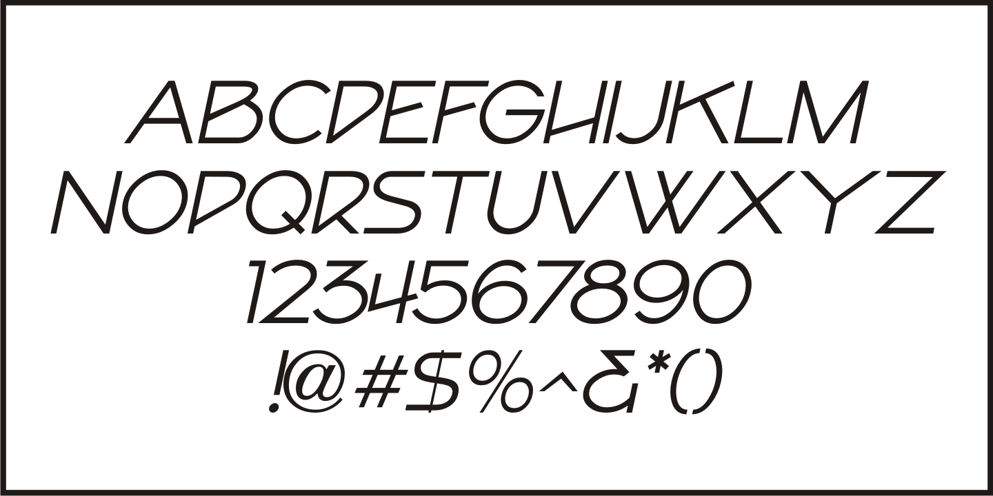 Theater Nouveau Font Poster #1