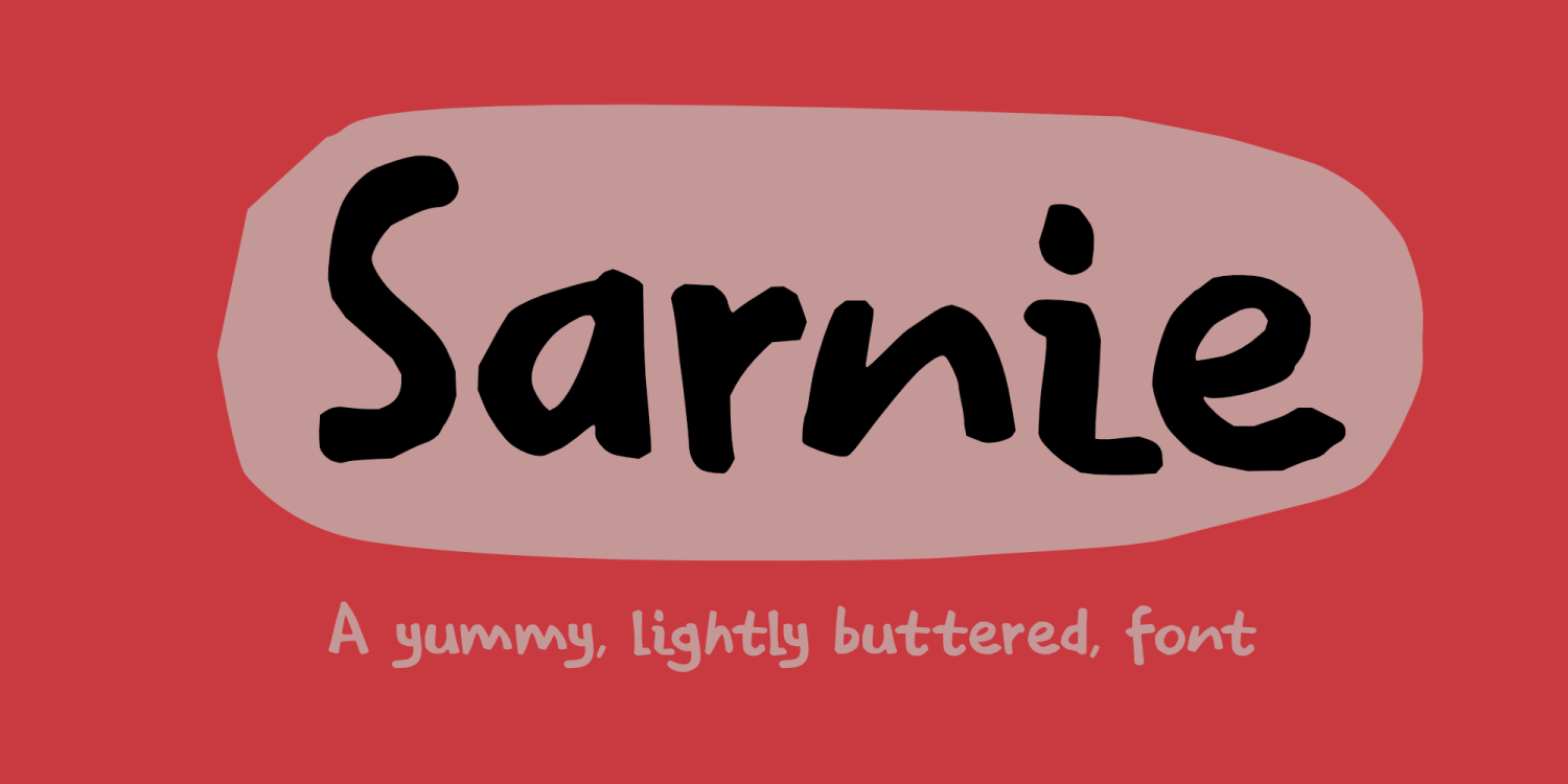 Sarnie Font Poster #1