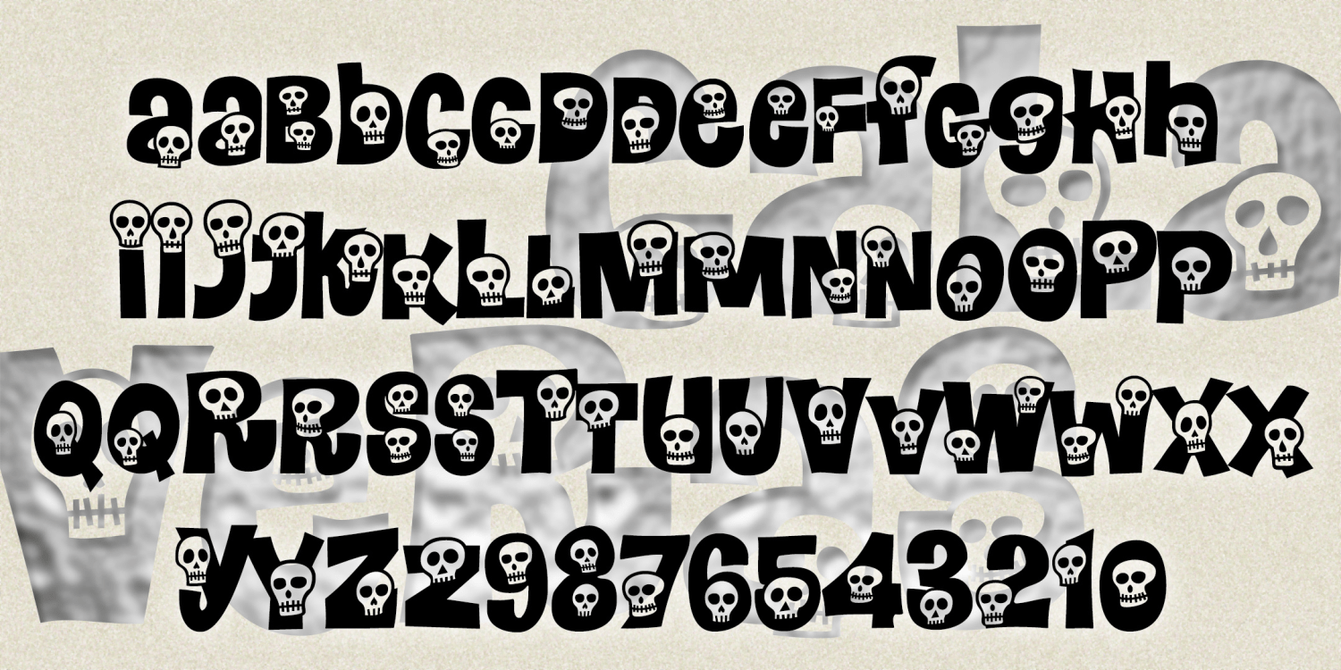 Calaveras Font Family Poster