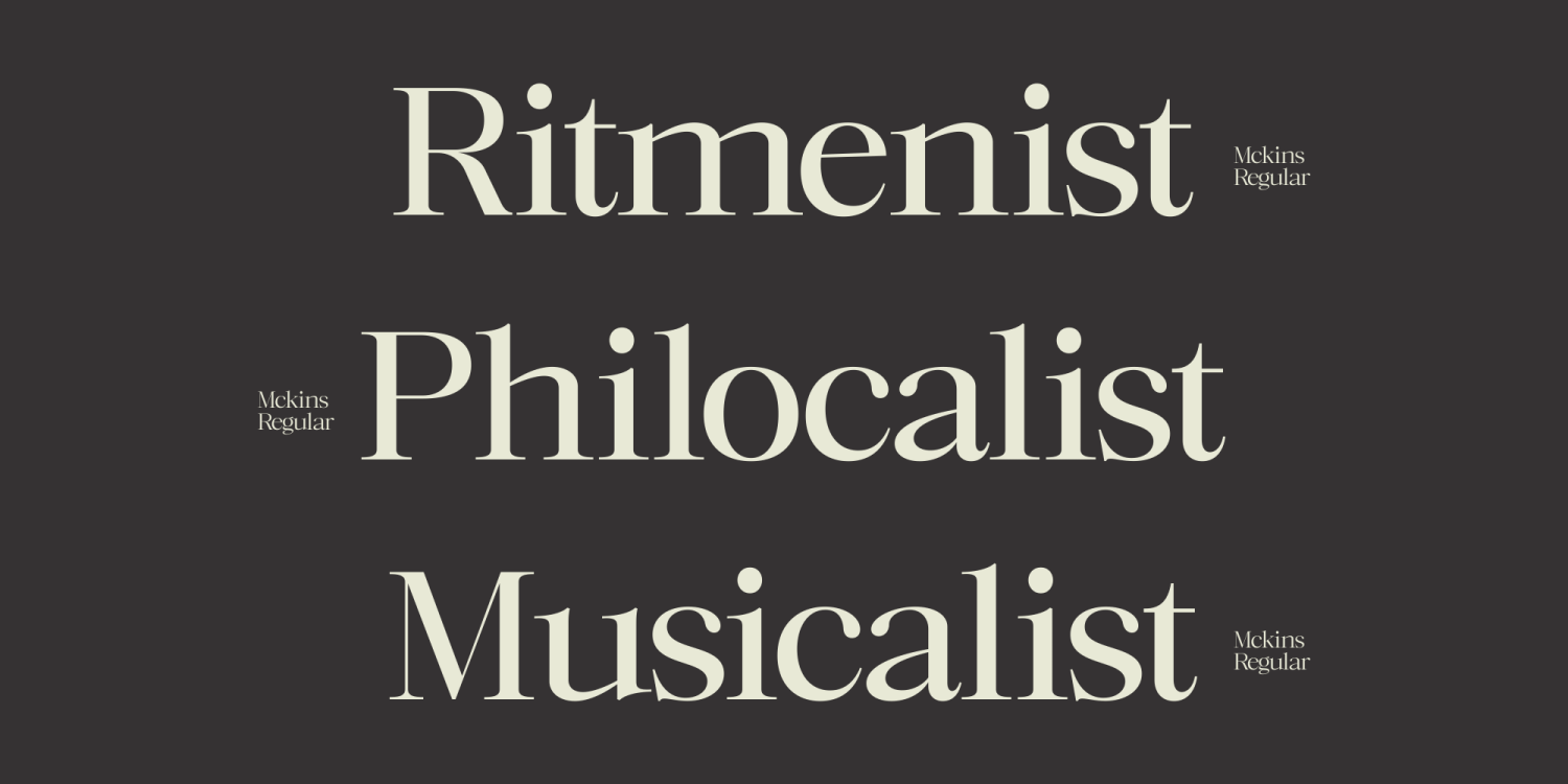 Mckins Font Poster #2