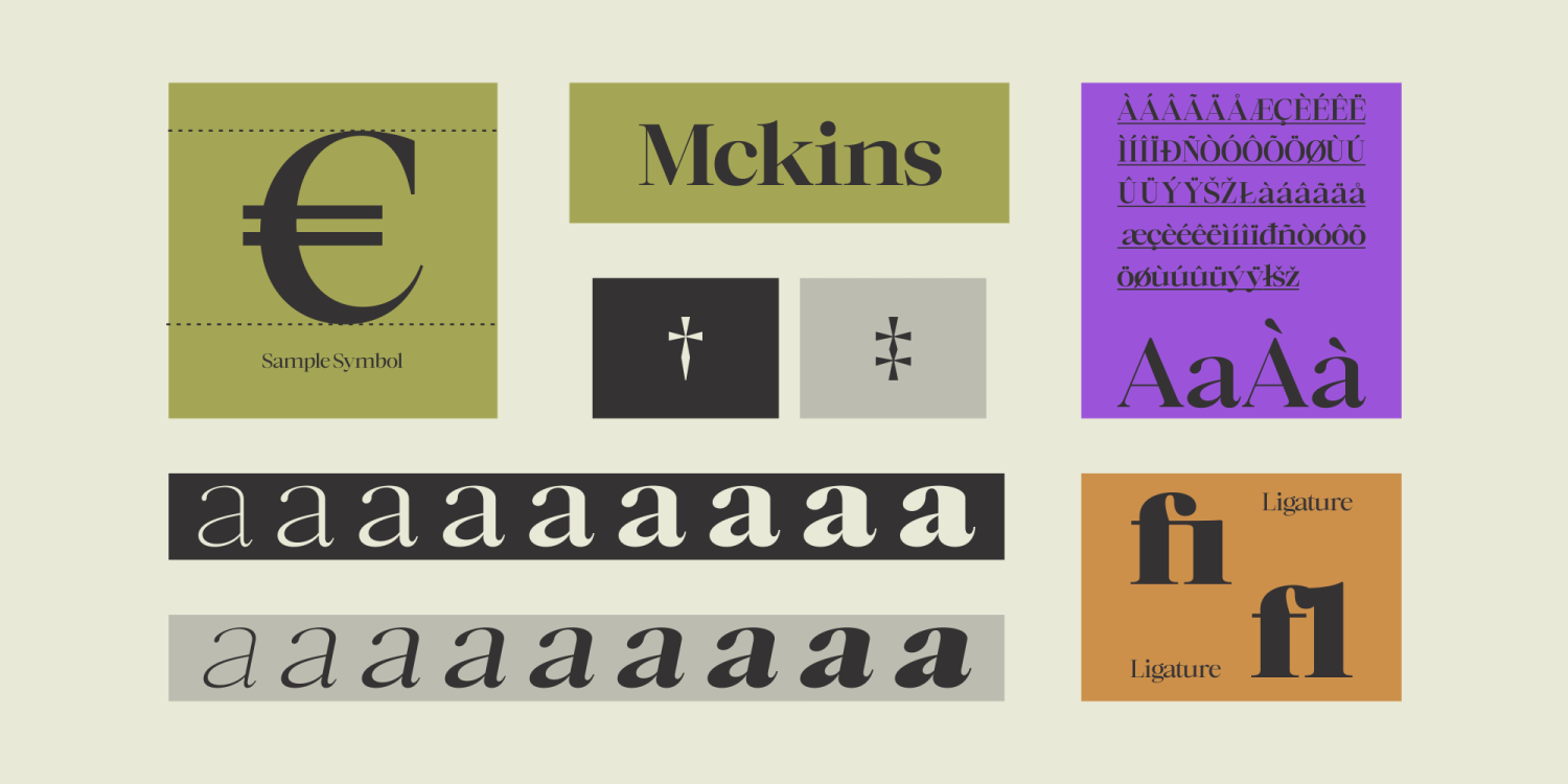 Mckins Font Poster #5