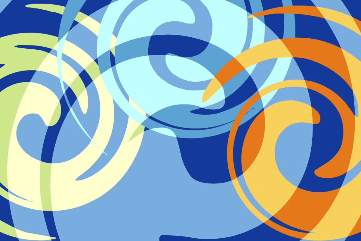 Swirlies Font Poster #1