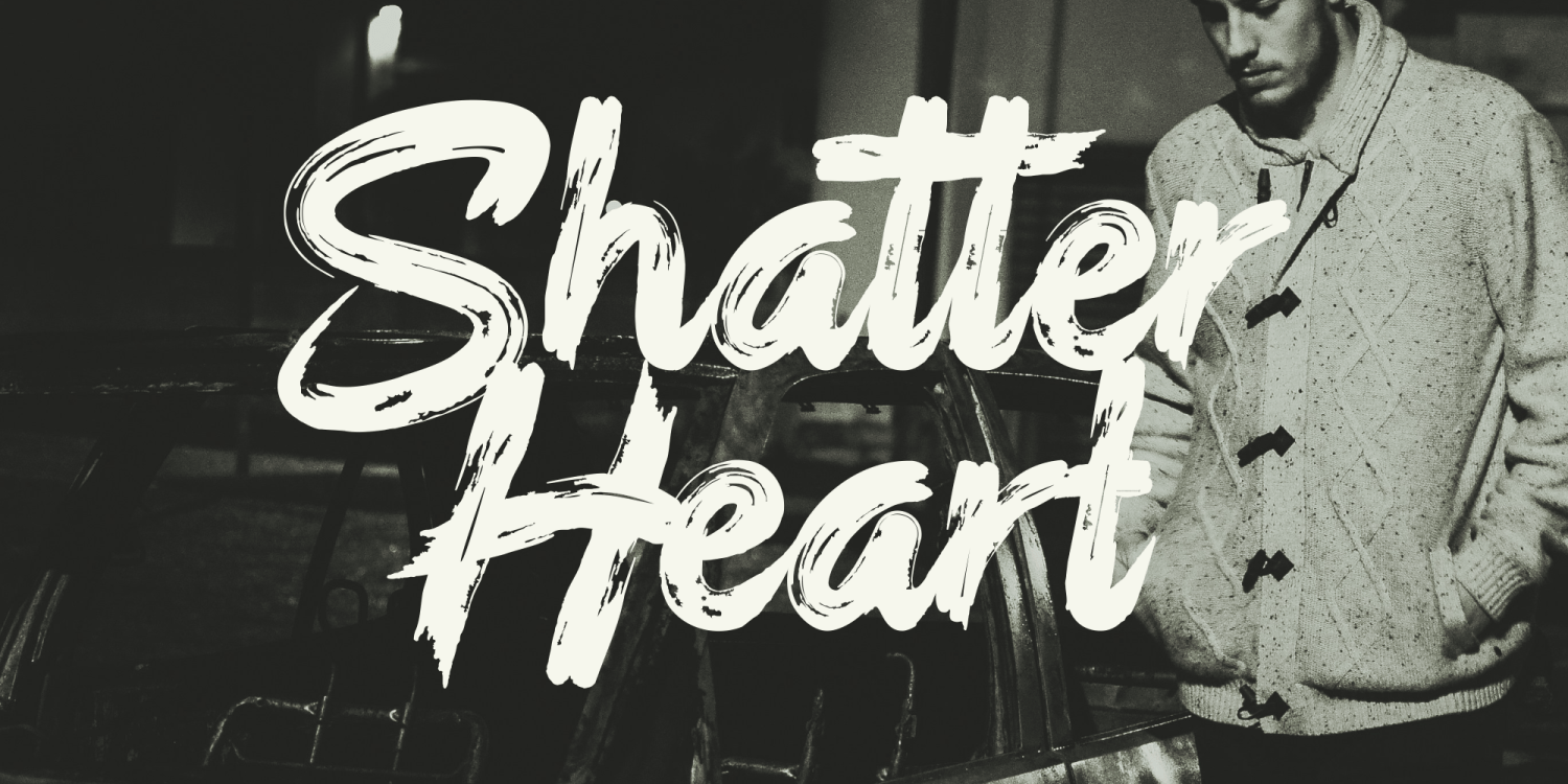 Sludgy Brush Font Poster #5