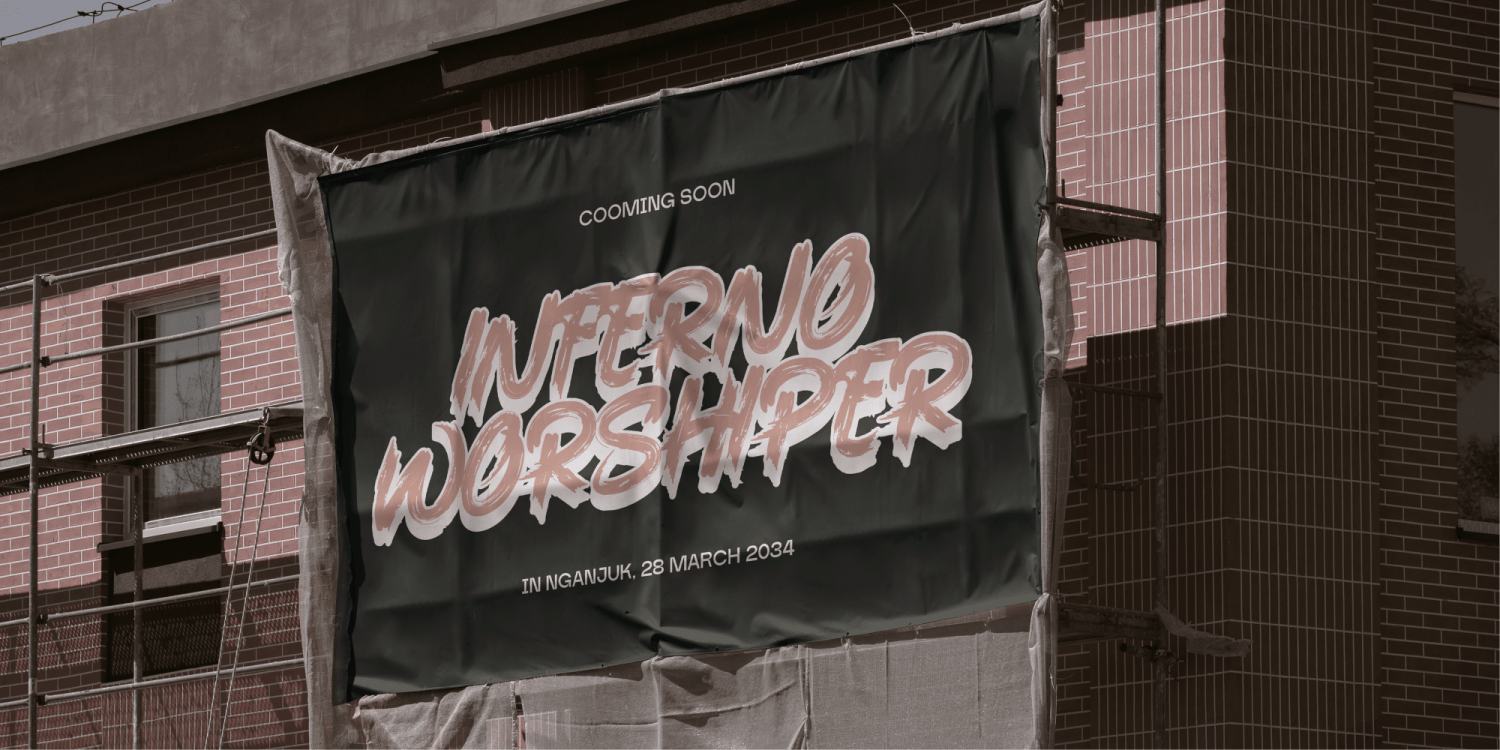 Sludgy Brush Font Poster #7