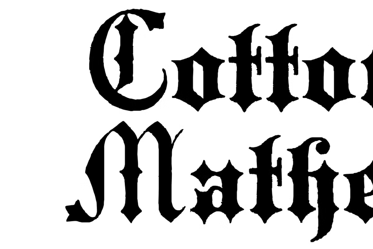 Cotton Mather Font Family Poster