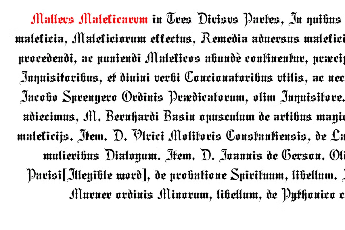 Cotton Mather Font Poster #1