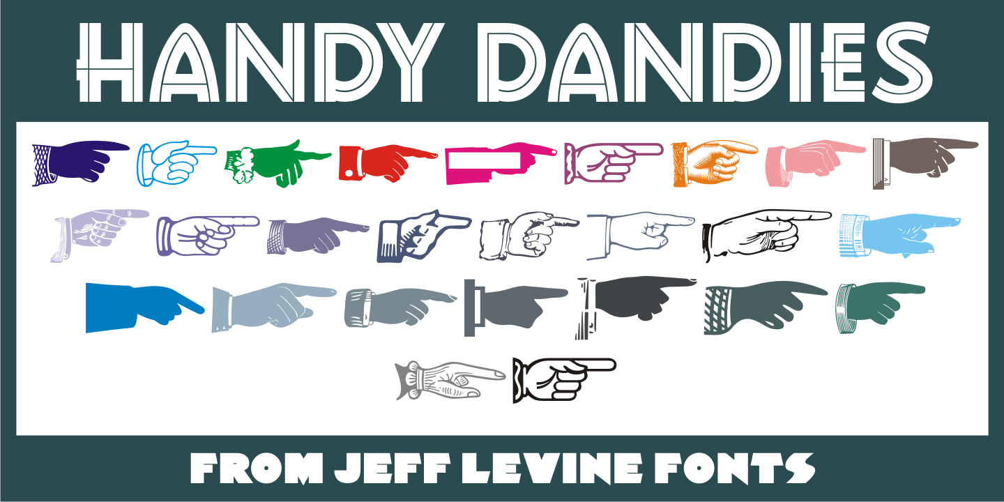 Handy Dandies Font Poster #1