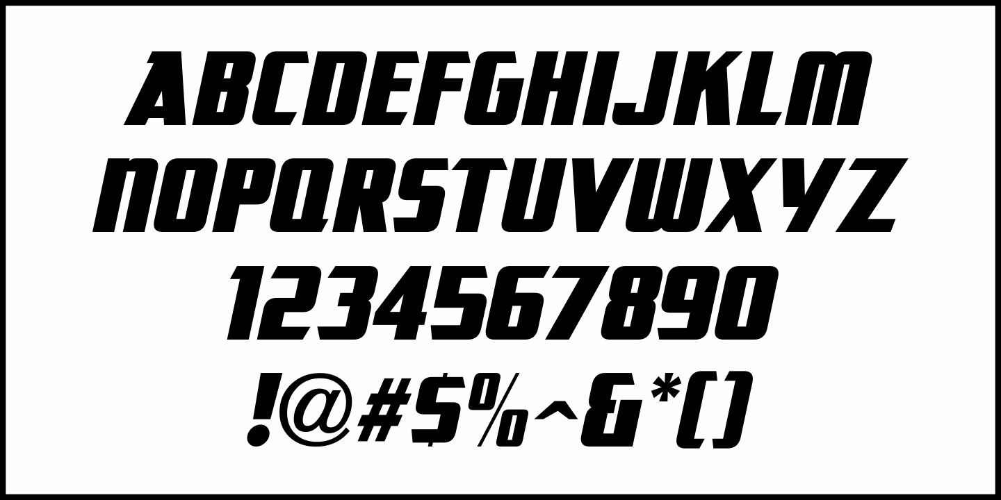 Passenger Train Font Poster #5