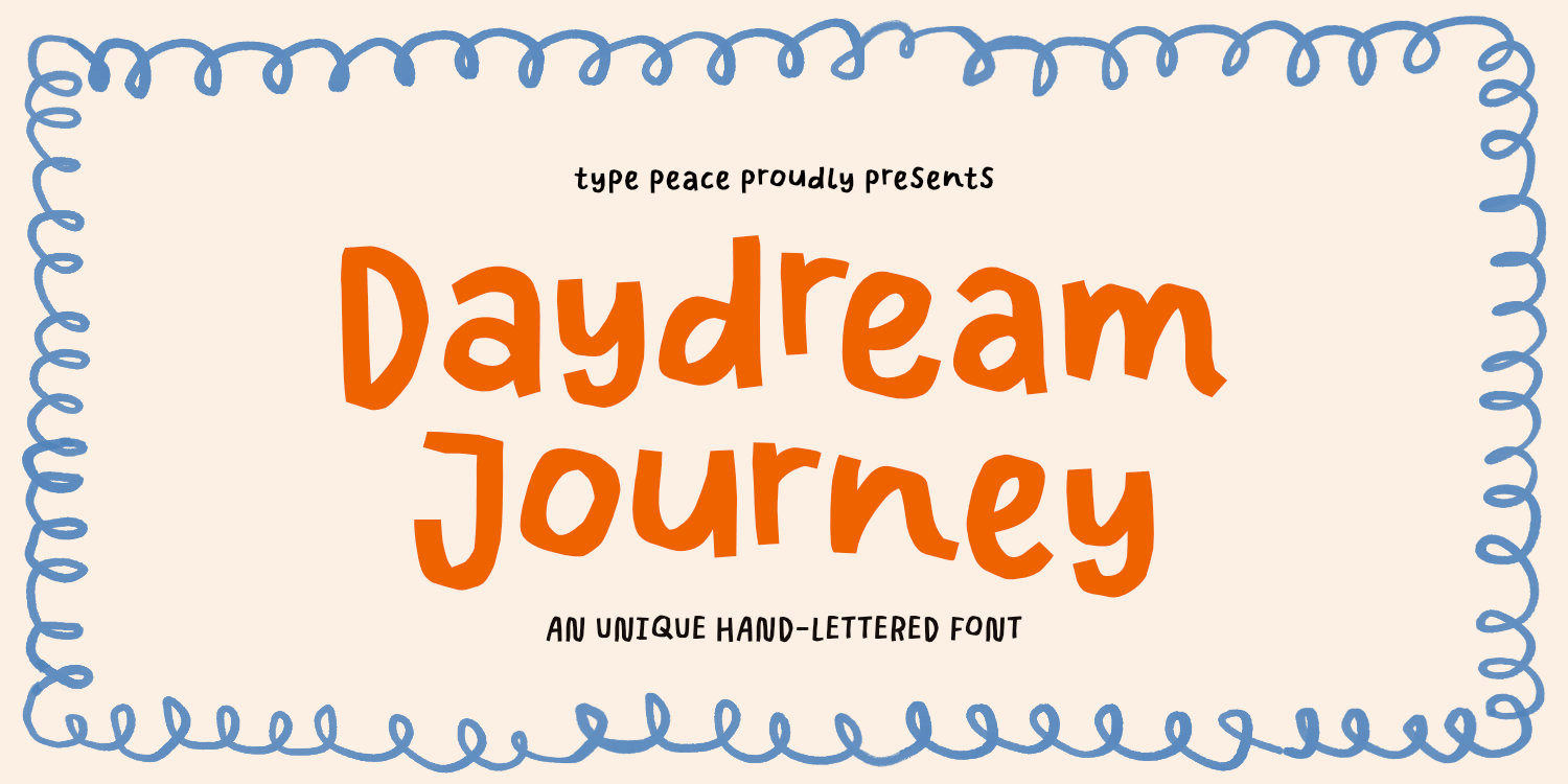 Daydream Journey Font Poster #1