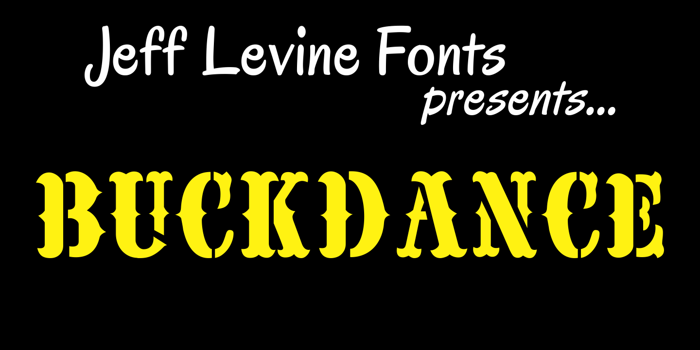 Buckdance Font Family Poster