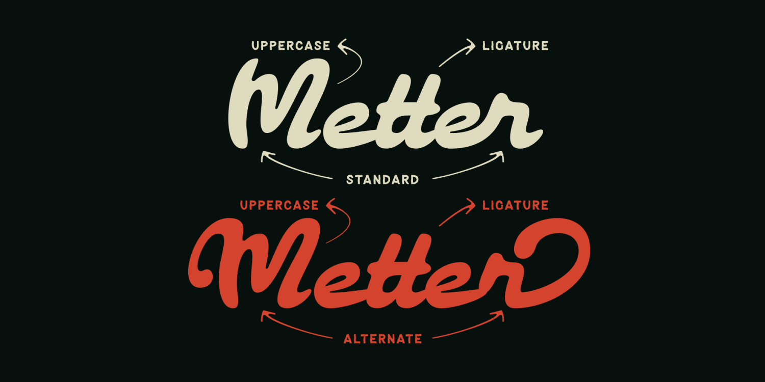 Bonitte Font Poster #2