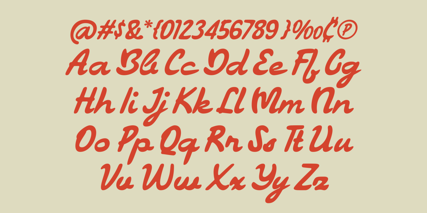 Bonitte Font Poster #8