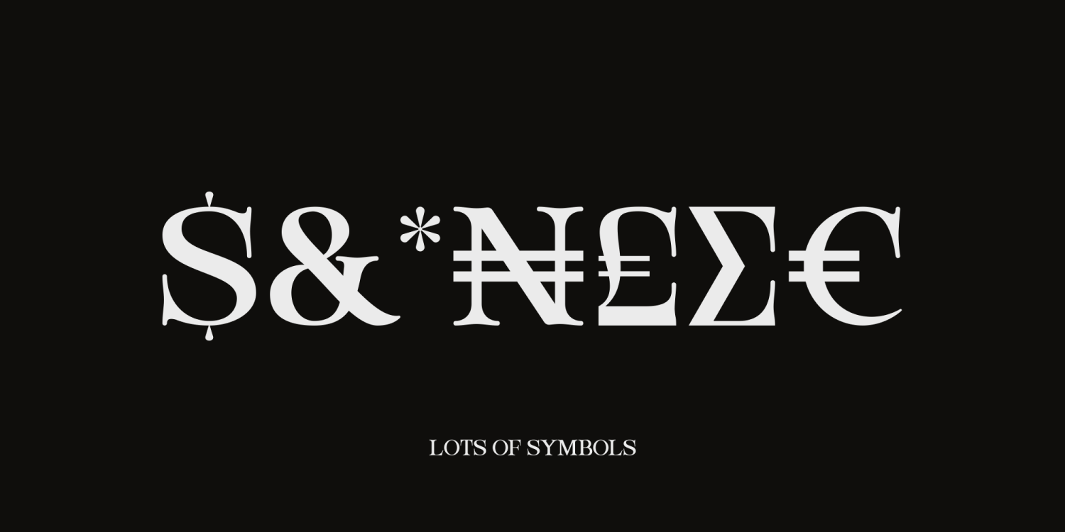 Vendi Font Poster #1
