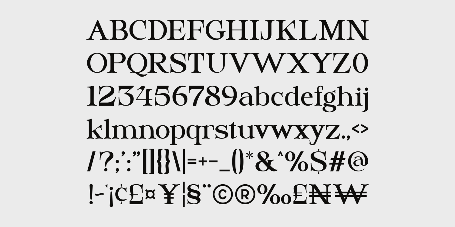 Vendi Font Poster #1