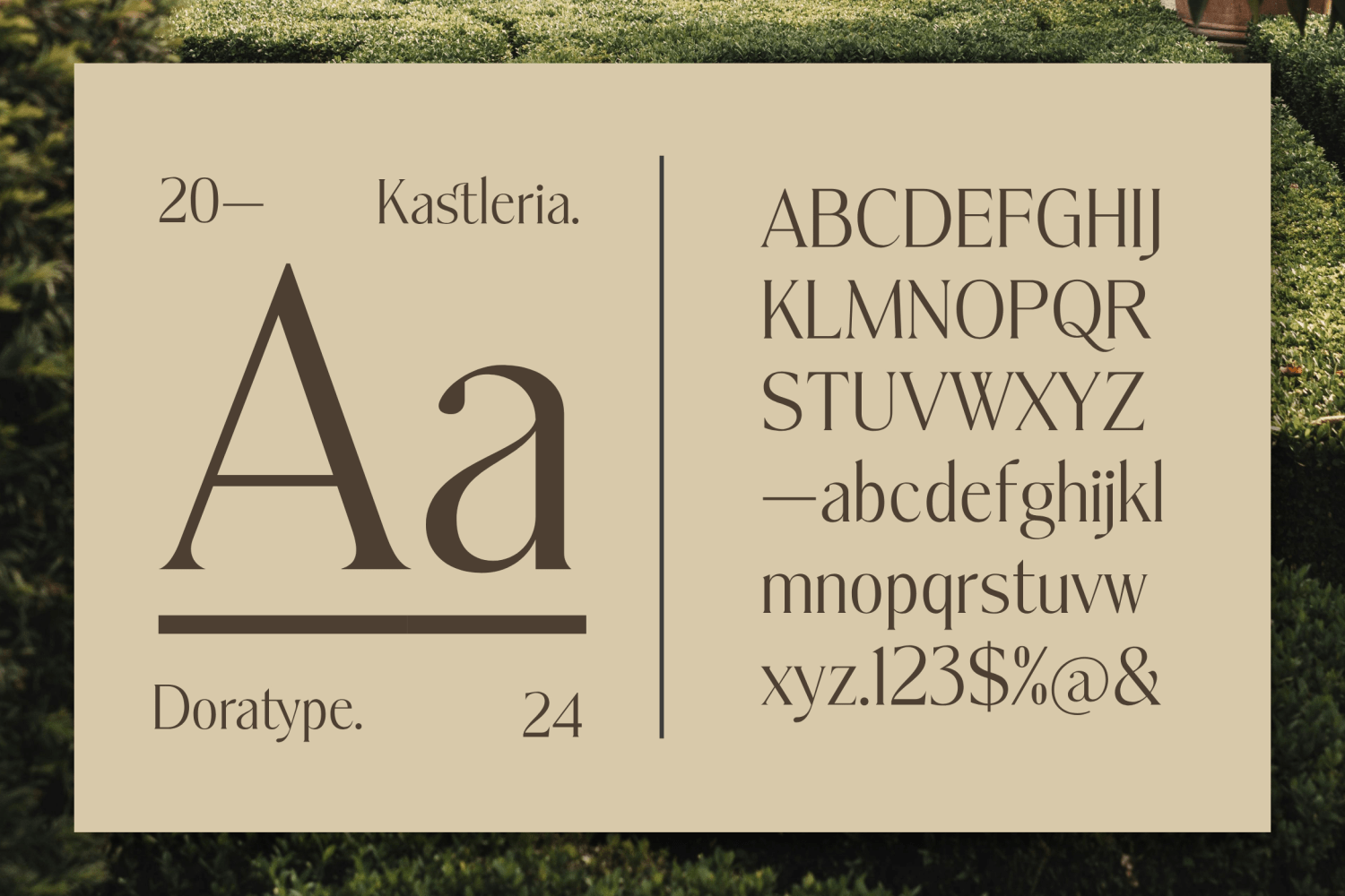 Kastleria Font Poster #1