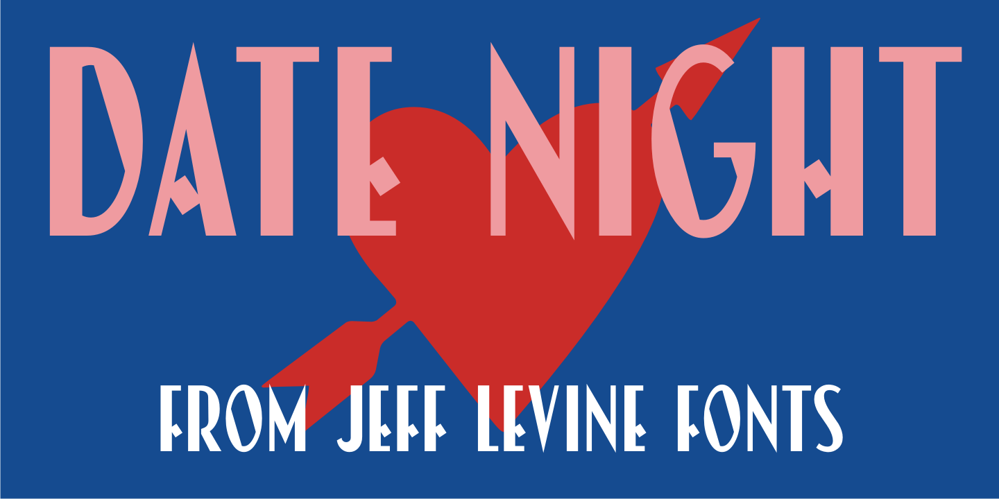 Date Night Font Poster #1