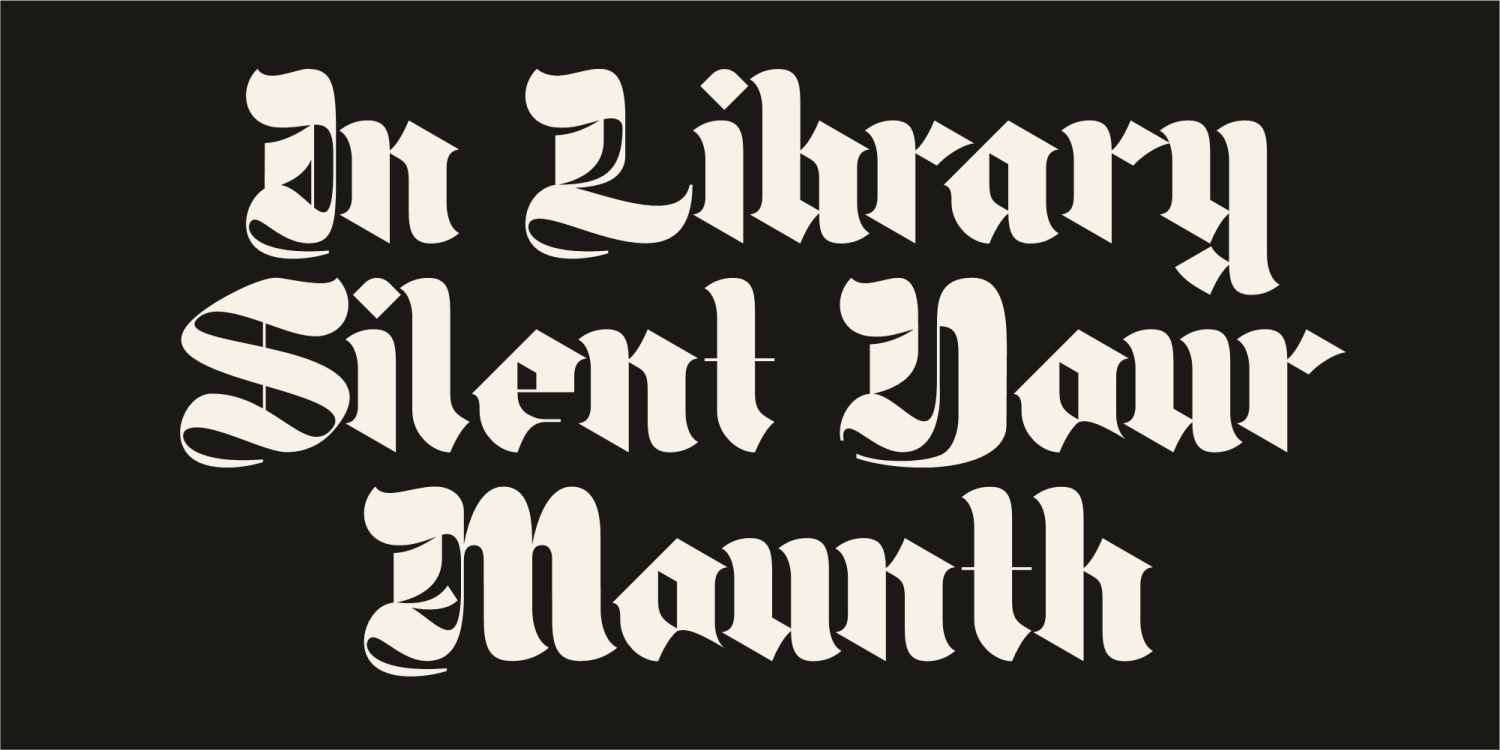 Umbra Nollan Font Poster #2