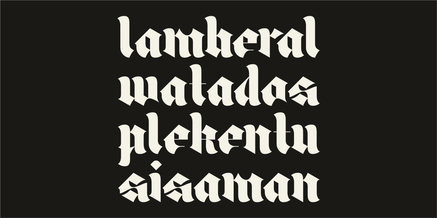 Umbra Nollan Font Poster #7