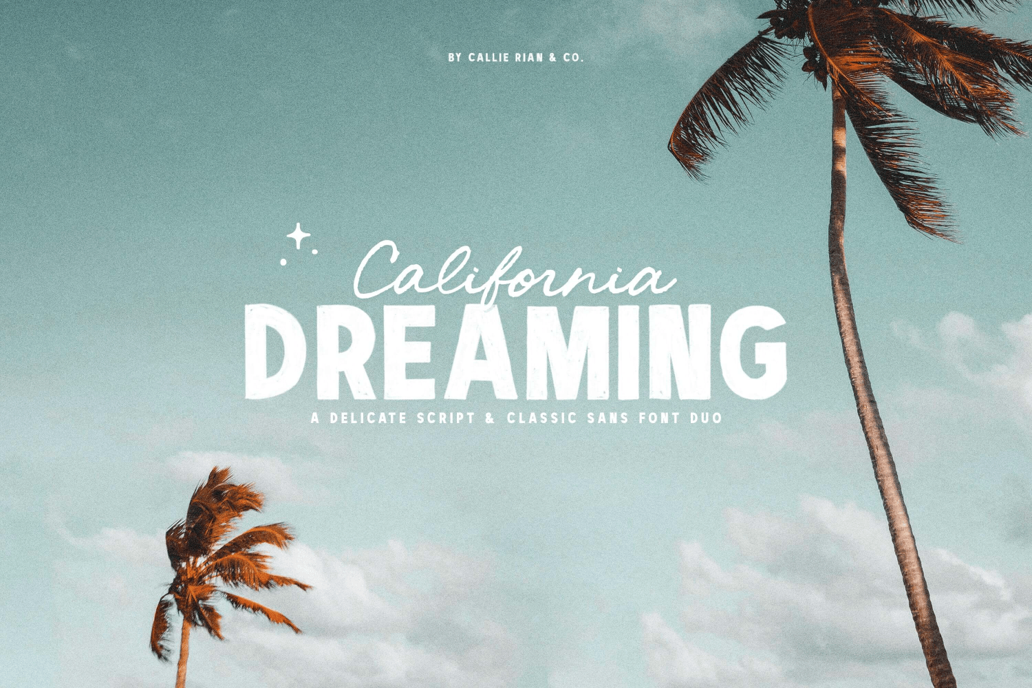 California Dreaming Font Duo Poster