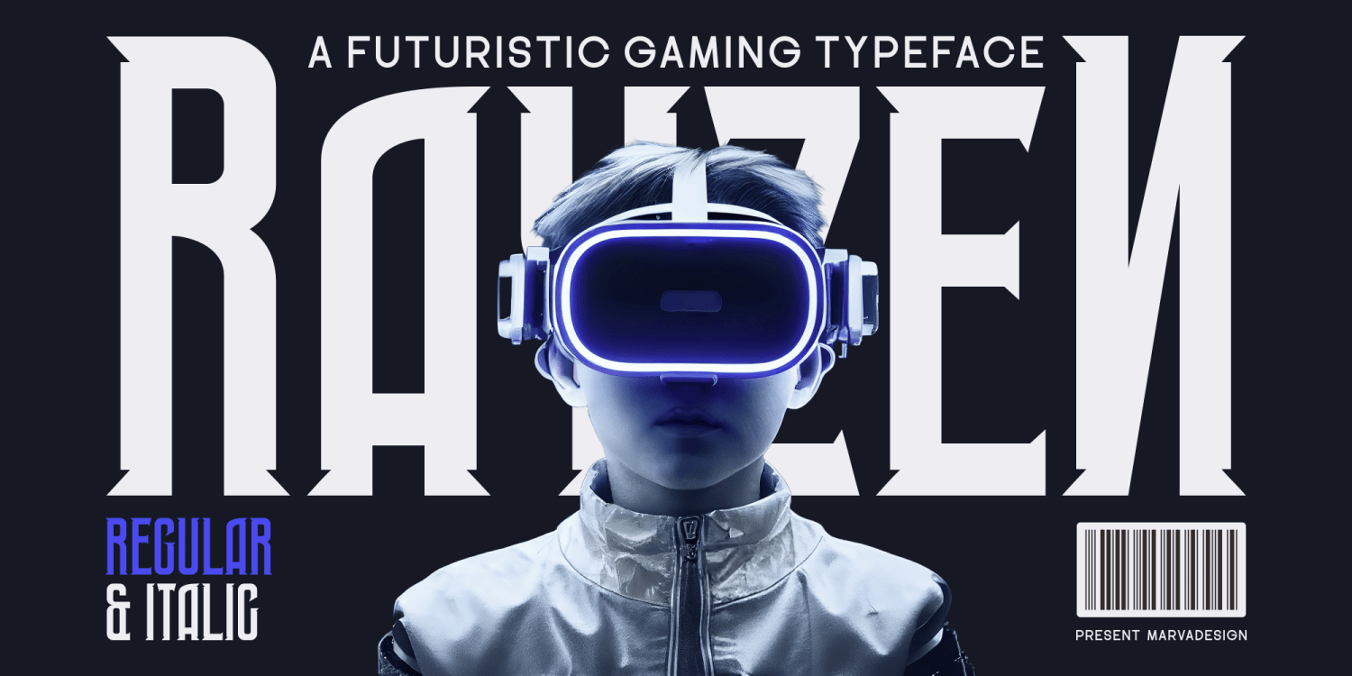 Rayzen Font Poster #1