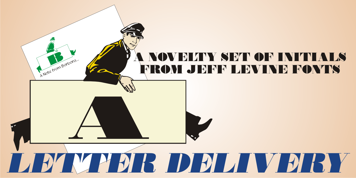 Letter Delivery Font Family Poster