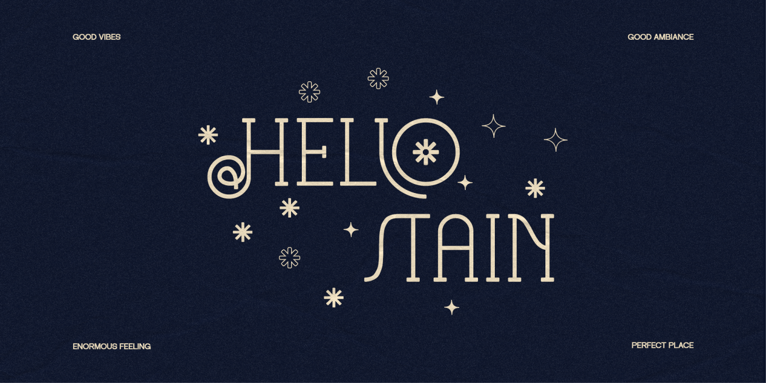 Sleigh Holiday Font Poster #1