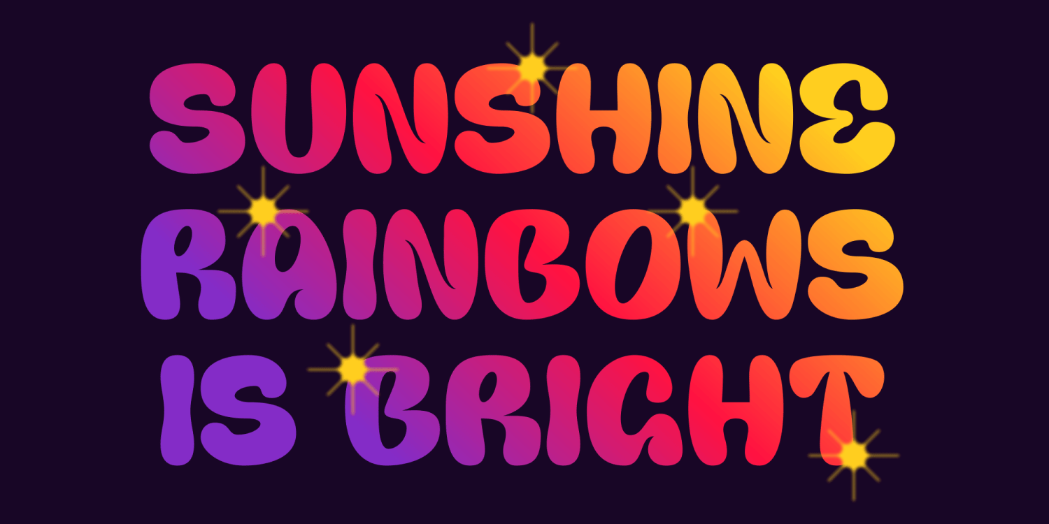 Marva Bubblo Font Poster #1