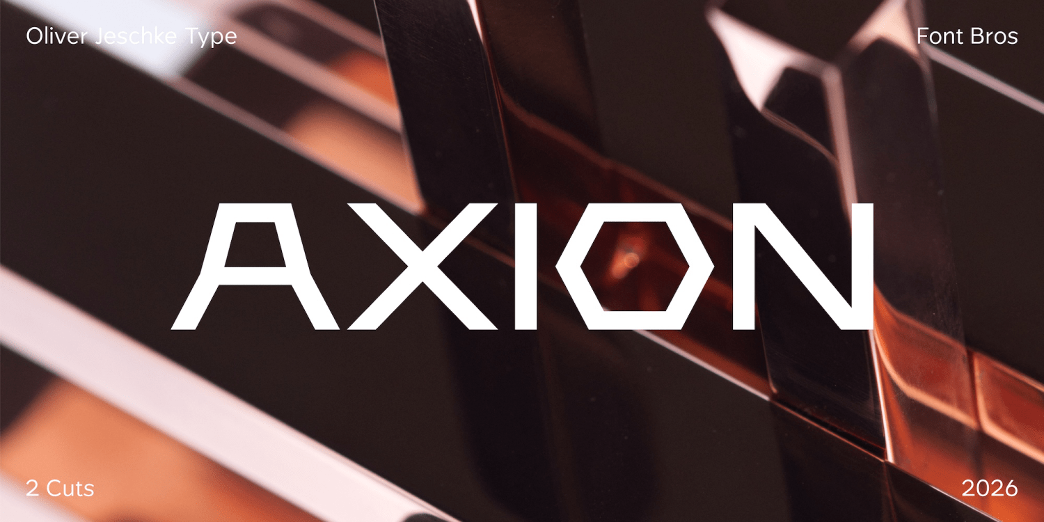 Axion Font Poster