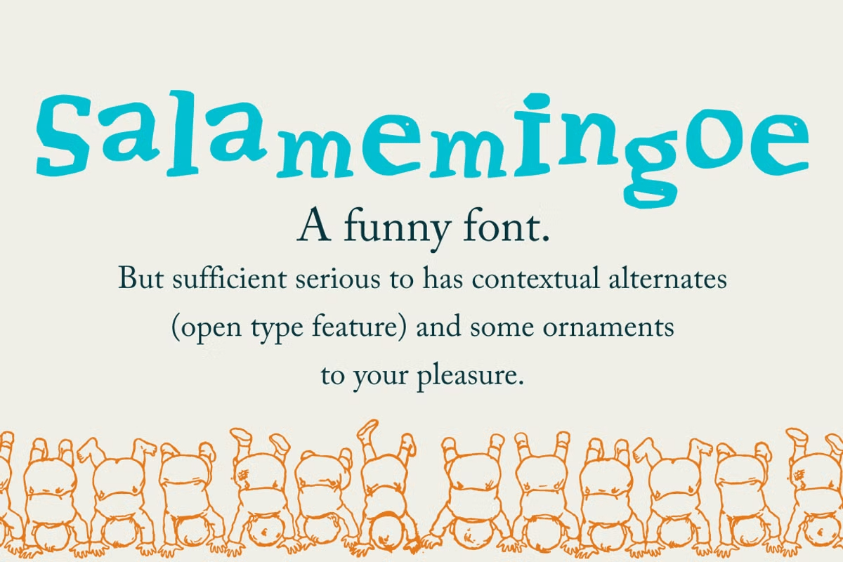 Salamemingoe Font Family Poster