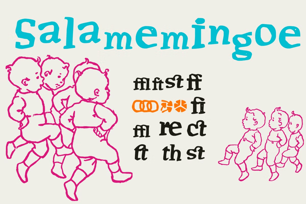 Salamemingoe Font Poster #1