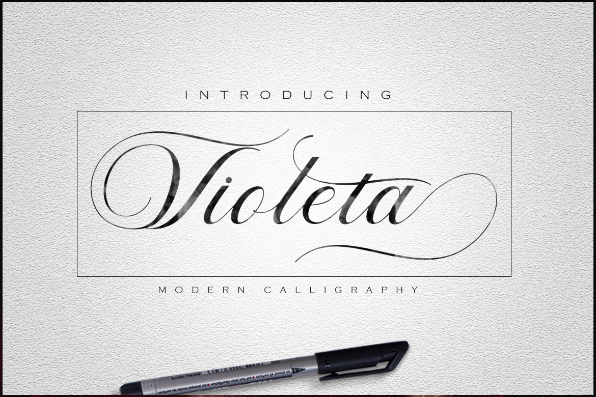 Violeta Font Poster
