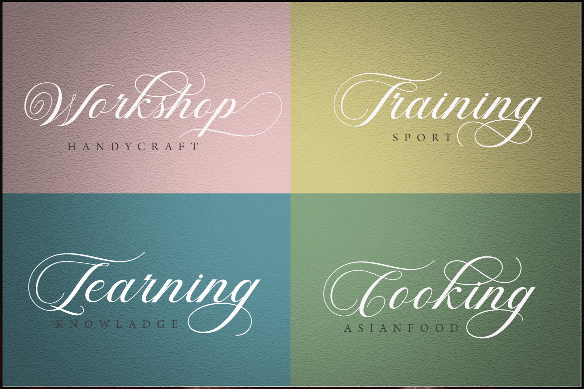 Violeta Font Poster #4