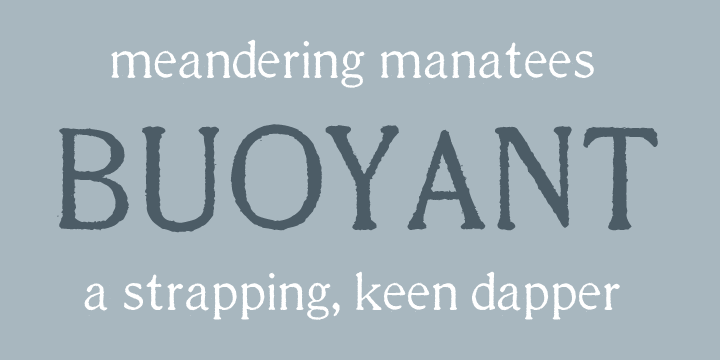 Millesime Font Poster #1