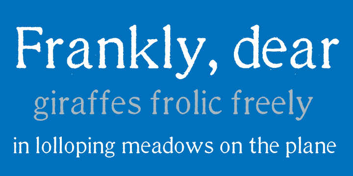 Millesime Font Poster #1