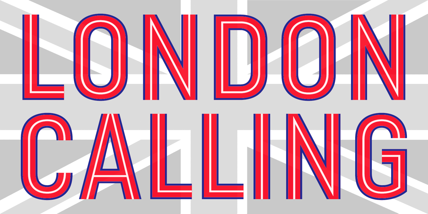 Signage Sans Font Poster #1