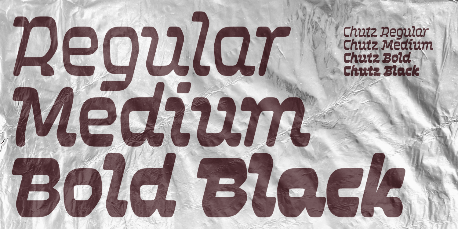 Chutz Font Poster #1