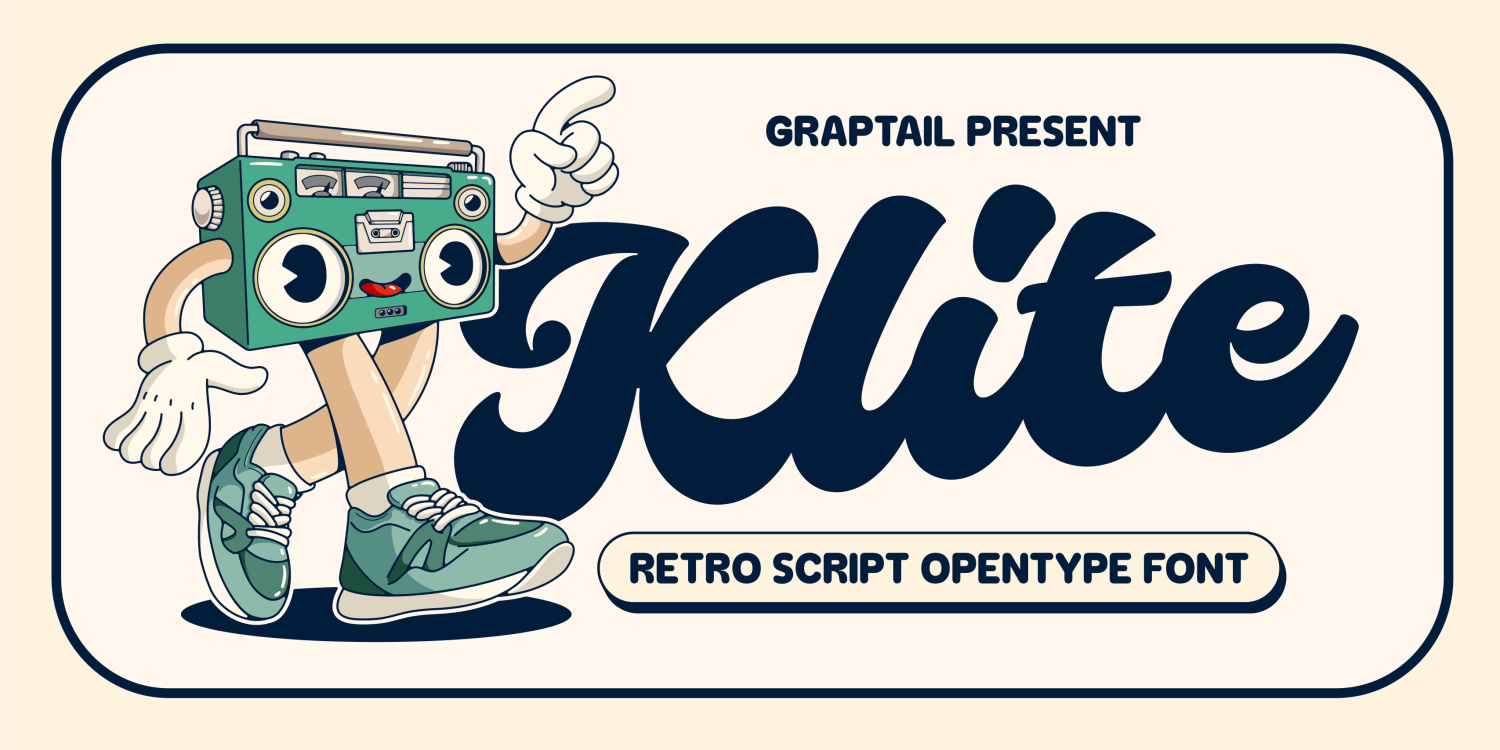 Klite Script Font Family