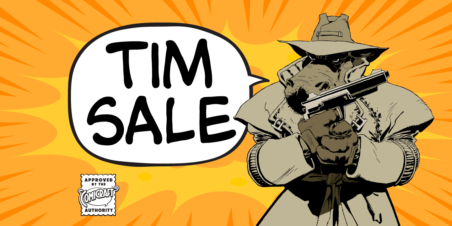 Tim Sale Font Poster #1