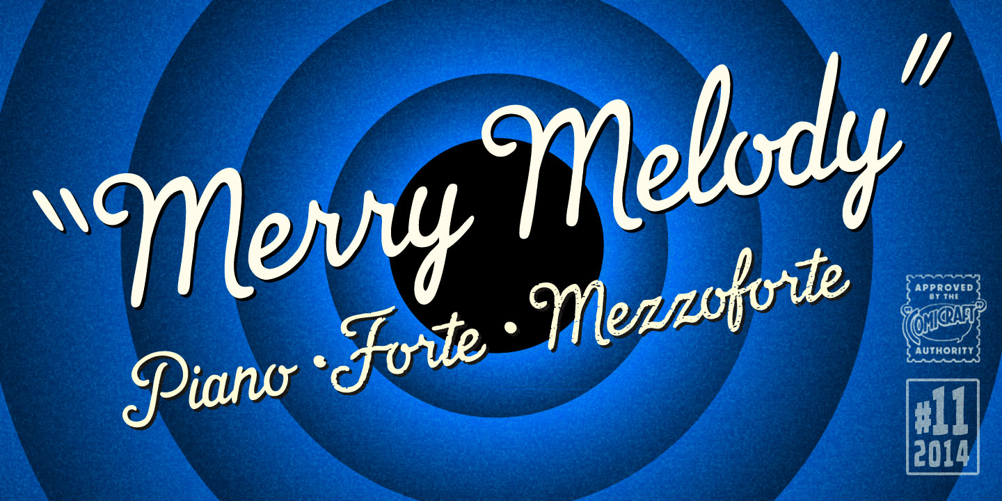 Merry Melody Font Poster #1