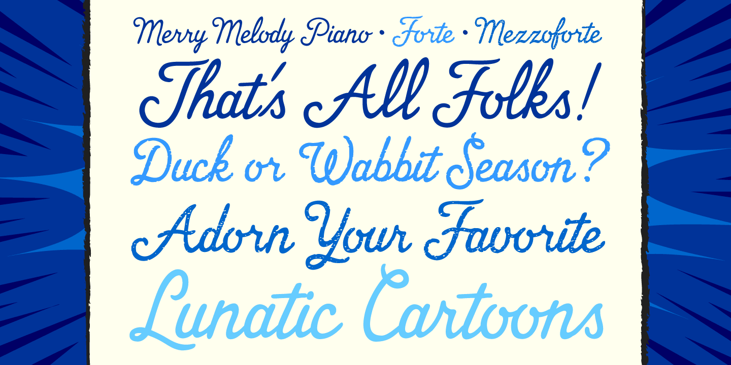 Merry Melody Font Poster #1