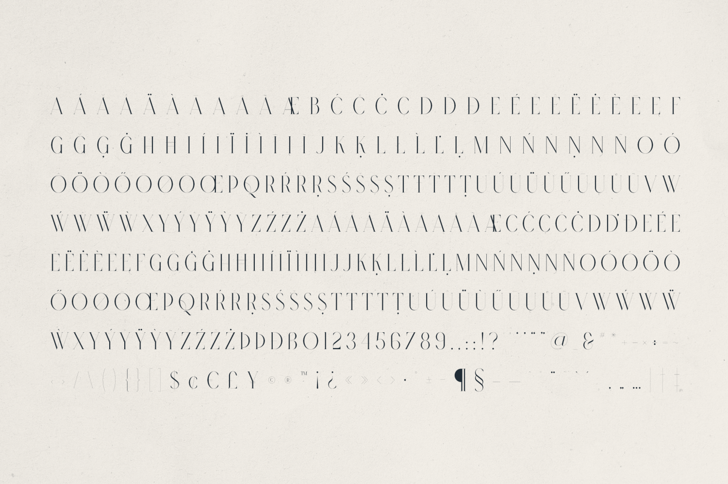 Nymere Font Poster #1