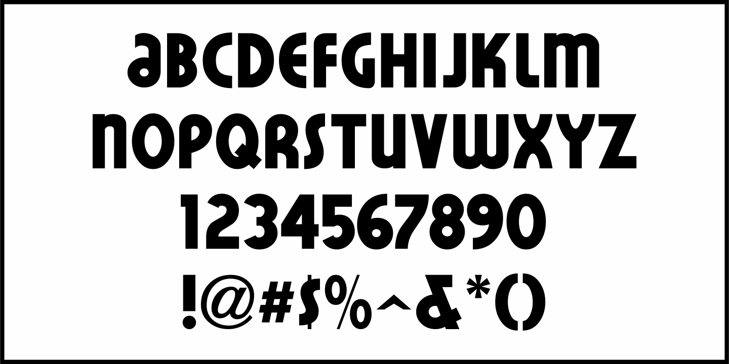 Movie Scene Font Poster #3